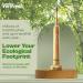 VeriFresh Sonic Bamboo Toothbrush with Castor Oil Bristles - 2 Biodegradable Bamboo Heads | Replacement Heads Available - Buy Online on GoSupps.com