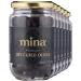 Mina Dry Cured Black Beldi Olives, 7 oz (Pack of 6) - Premium Handpicked and Naturally Cured in Morocco - Gluten Free, Low Carb, Vegan - Great Keto Snacks to Go
