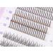 Ninetynine 240pcs Mixed Pack C Curl False Eyelash Extension Individual Lashes, Fairy Style & Fish Tail, Natural Clusters - 240 Count - Buy Online on GoSupps.com