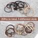 YONOY 25 Pcs Boho Hair Tie Bracelets for Women - 5 Styles Hair Ties for Girls - No Damage Accessories for Thin & Curly Hair (5 Colors) - Buy Online on GoSupps.com