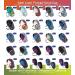 ABAMERICA Personalized Satin Lined Black Scrub Cap with Ponytail Holder - A01-05 - Buy Online on GoSupps.com