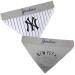 Pets First YAN-3217-L-XL MLB New York Yankees Reversible Pet Bandana, Large/X-Large, MLB Team Color Large/X-Large New York Yankees
