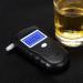 Professional Digital Breathalyzer with 10 Mouthpieces - Portable Breath Alcohol Tester (Black) - Buy Online on GoSupps.com