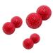 Magnet Acupuncture Massage Balls | 3x2 sets | approx. 32mm 45mm 55mm (Red | 32mm 45mm 55mm )