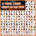 Halloween Temporary Tattoos for Kids - 156 Pcs in 52 Designs - Waterproof Fake Pumpkin Stickers for Boys and Girls - Party Favors - Buy Online on GoSupps.com