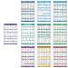 Exercise workout poster set-Pilates dumbbell suspension ball dumbbell resistance tapes stretch body weight barbell yoga poses gymnastics ball (paper-not laminated 45.7 x 68.6 cm) 10 paper-not laminated18 "X 27"