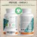 High-Dose Omega-3 Vegan Capsules 360x - 2000mg Algae Oil Daily - 600mg DHA + 300mg EPA - Lab-Tested Quality - 3 Pack - Buy Online on GoSupps.com