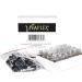 Vivaplex 15ml Clear Glass Bottles with Black Fine Mist Sprayer - Perfect for DIY & Travel - International Shipping Available - Buy Online on GoSupps.com