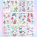 24 Sheets FANOST Glitter Tattoos for Girls - Mermaid, Unicorn, Butterfly, Princess, Flower Fairy Designs - Temporary Fake Tattoos for Kids Party Favors - Buy Online on GoSupps.com