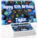 GAMING PARTY PERSONALISED BIRTHDAY ICING EDIBLE COSTCO CAKE TOPPER R1-BT334