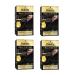 Schwarzkopf 4 x black head intensive Oleo Intense without ammonia tank with double active oil 110 pieces intensive black pack of 4 packs