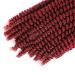 FREESHOW Burgundy Spring Twist Hair 8 Inch Crochet 3-Pack - Bug 8 Inch Bug Spring Twist Hair - Buy Online on GoSupps.com