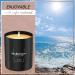 Relaxd Premium Sea Salt & Sage Soy Wax Candle (Mediterraneo) | Long Lasting Aromatherapy Essential Oil Candle - Buy Online on GoSupps.com