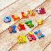 Orange Tree Toys Wooden Letter A - Alphabet Animals for Personalized Baby Name Decor - Safari Nursery & Kids Bedroom Accessories - Buy Online on GoSupps.com