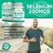 PurePremium Selenium 200mcg Supplement - Supports Immune System & Reproductive Function - Essential Trace Mineral - Buy Online on GoSupps.com