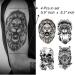 LAFORTIS Waterproof Temporary Tattoos - 26 Realistic Sheets for Men, Teens & Boys | Long Lasting Fake Tattoos for Arm, Body & Finger - Buy Online on GoSupps.com