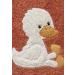 Terry Cloth Bib with Snap Fastener & Duck Appliqu | Edda Lou - International Shipping - Buy Online on GoSupps.com