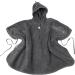 Mabyen Baby Hooded Bathrobe | 100% Organic Cotton Baby Poncho - Dark Grey One Size | Eco-Friendly Baby Wear - Buy Online on GoSupps.com