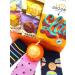 Gift Box by Inside the Box Gifts (Latte Ground Coffee w Biscuits Socks & Bath Bomb) - Buy Online on GoSupps.com