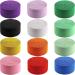 12 Rolls Bright Colored Elastic Bands - 1 Inch x 26 Yard Heavy Stretch Elastic Cord for Sewing Crafts DIY Bedspread Cuff - Buy Online on GoSupps.com