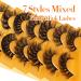 JIMIRE Eyelashes Fluffy Volume Lashes Dramatic Strip D Curl False Eyelashes 20MM Mink Lashes Bulk Full Volume 7 Styles Mixed 7 Pairs Multipack - Buy Online on GoSupps.com