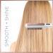 Conair Double Ceramic Straightening Brush - Heated Hair Brush for Smooth Shiny Hair | V-Shaped Bristles | International Shipping Available - Buy Online on GoSupps.com