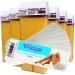 6x 100ml Roller ROLL ON WAX CARTRIDGE + 100 strips Body & Leg "Waxee" NEW FORMULA (Banana)