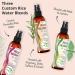 Fermented Rice Water Hair Growth Spray with Rose Water, Aloe Vera & MSM - 4 fl oz - Vegan Formula for Thicker, Longer Hair - Men & Women - Buy Online on GoSupps.com