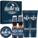 Shaving Kit for Men w/Shaving Soap,2 PACK Shaving Cream,Pre-Shave Oil,After Shave Balm Gel,Mens Christmas Stocking Stuffers Gift for Men Husband Dad Him Unique Birthday Gifts Boyfriend 5 Piece Set
