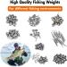 PLUSINNO 264/397pcs Fishing Accessories Kit with Tackle Box - Hooks, Weights, Swivels, Beads - Bass Trout Fishing Gear Set - Buy Online on GoSupps.com