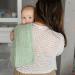 Comfy Cubs Muslin Spit Towels - 10 Pack Large 100% Cotton Hand Washcloths Extra Absorbent & Soft Sage Color Ideal for Baby Care - Buy Online on GoSupps.com