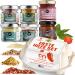 Gepp's delicatessen "First aid Tasting Box" I Gourmet Gift Korb for Women & Men with 6 delicious delicacies I gift basket for small emergencies - with spices dip & sauce tasting box First aid