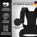 3-in-1 Back Fry & Support for Men & Women | Improve Posture | Adjustable Shoulder Strap | Premium Video Course + Fitness Band - Buy Online on GoSupps.com