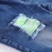 KIDSCOOL SPACE Baby Ripped Jean Toddler Elastic Waist Denim Pants 9-12 Months Blue - Buy Online on GoSupps.com