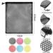 12Pcs Mesh Drawstring Bags 13 X15.5 - Nylon Gym Toy Travel Sports Bags - Multicoloured - Buy Online on GoSupps.com