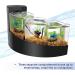 Aqueon Betta Falls Aquarium Kit with QuietFlow Filter - 3 Section Fish Tank - Buy Online on GoSupps.com