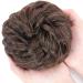 Maroon Bun Extensions - Thick Updo Hairpiece for Wavy Curly Hair - 45g Brown - Buy Online on GoSupps.com