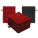 Betz 10 pieces wash gloves premium 100% cotton washcloth set 16x21 cm color ruby red - graphite