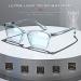 ATTCL Unisex Blue Light Filter Glasses - UV Protection No Prescription Needed - Computer Glasses M Bl5577 Transparent+Blue - Buy Online on GoSupps.com