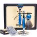 Luxury 4-Piece 5-Blade Razor Shaving Set Men's Safety Razor Grooming Gift Set with Alloy material handle Shaving for Gentleman men gift set Metallic Cobalt Blue