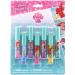 Disney Ariel Kids Washable Lip Gloss Party Favors - Set of 7 Flavors: Cotton Candy, Strawberry, Berry, Bubble Gum, Grape, Lemon, Watermelon - Buy Online on GoSupps.com