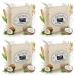 4pcs Original Rice Milk Soap Bar for Hand Body Face with Coconut Oil Collagen Glycerin Fragrance Vitamin E - 65 grams Handmade Soap - Made in Thailand (4 Soap Bars)