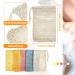 5-Pack Soap Saver Bags - Natural Sisal Exfoliating Pouches for Shower & Bath (White, Pink, Blue, Yellow, Orange) - Buy Online on GoSupps.com
