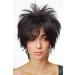 Buy WIG ME UP 80s Punk Short Hair Wig for Women - Black & Blue Teased Wild Strands - Buy Online on GoSupps.com