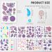 12 Sheets Glow In The Dark Butterfly Temporary Tattoos - UV Blacklight Party Accessories for Women (Stylish Style) - Buy Online on GoSupps.com