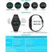 Synwee Kids Fitness Tracker Watch - IP68 Waterproof Non-Bluetooth Pedometer/Vibration Alarm Clock/Timer - Black - Buy Online on GoSupps.com