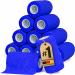 Hund is K nig Association self -adhesive elastic bandage 12x4.7m self -adhesive bandage adhesive bandage self -adhesive for humans & animals binding bandage self -adhesive fixing bandage self -adhering 12 rolls (10 cm x 4.7 m) blue)
