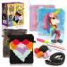 Unicorn Latch Hook Pouch and Heart Needlepoint Cross Body Bag Pre Printed Arts and Crafts Sewing kit Pink