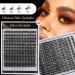 30D & 40D False Eyelash Set | 240 Cluster Eyelash Curler with Glue & Tweezers for Natural Volume - Shop Internationally - Buy Online on GoSupps.com