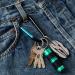 3 Aluminum D-Shape Carabiner Keychain Clip 12 Pack - Black - Buy Online on GoSupps.com